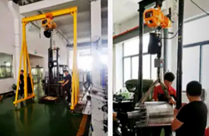 四不像現(xiàn)身工廠車間，專業(yè)人士稱之為工位智能提升機(jī)